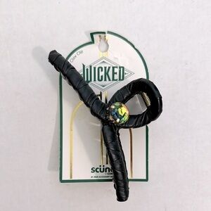 Scunci WICKED Black Hair Clip with Colorful Accent